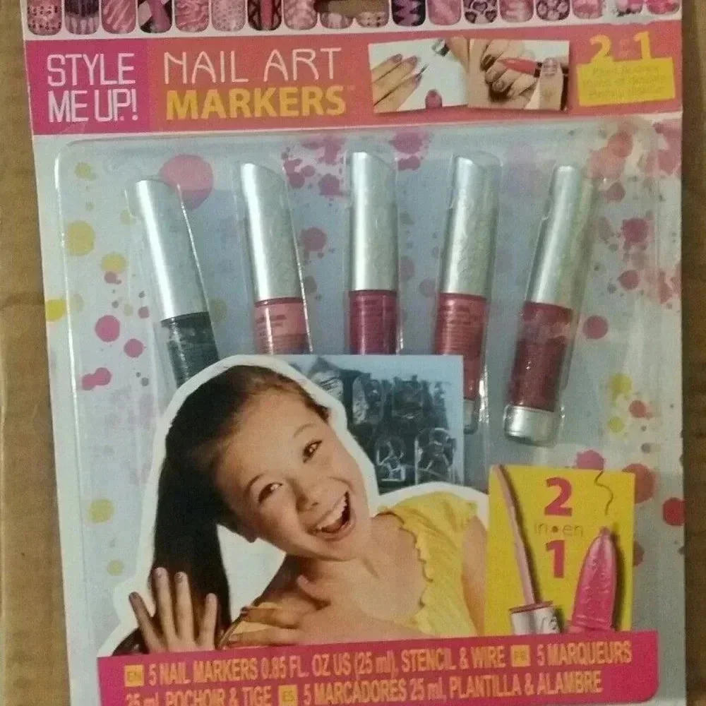 NEW Style Me Up! Paint & Draw Nail Art Markers